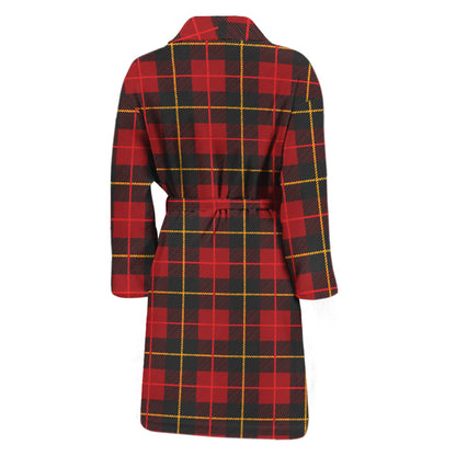 Clan Macqueen Tartan Pattern Print Men's Bathrobe