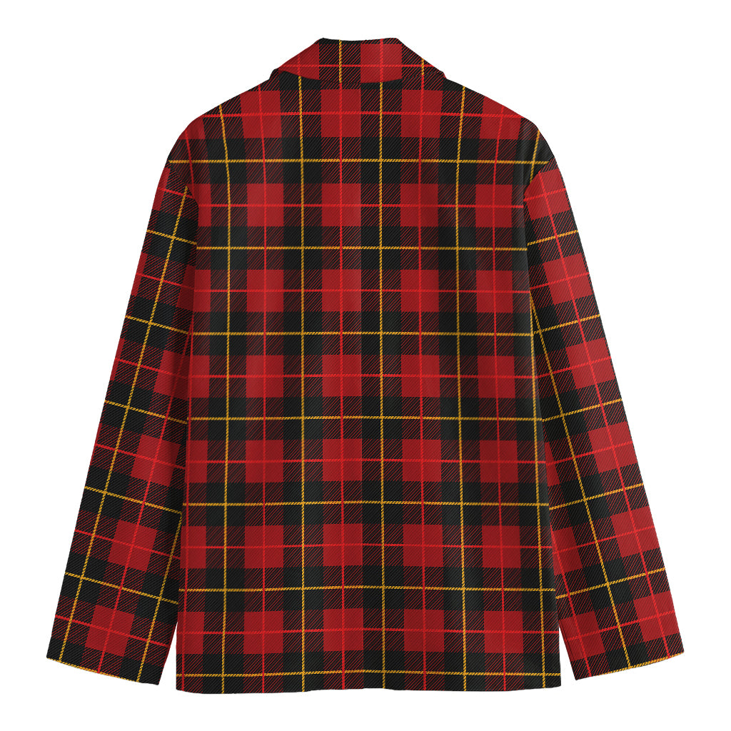 Clan Macqueen Tartan Pattern Print Men's Blazer