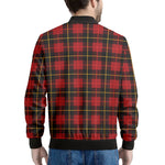 Clan Macqueen Tartan Pattern Print Men's Bomber Jacket