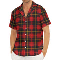 Clan Macqueen Tartan Pattern Print Men's Deep V-Neck Shirt