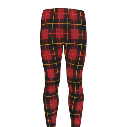 Clan Macqueen Tartan Pattern Print Men's leggings