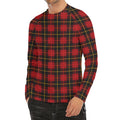 Clan Macqueen Tartan Pattern Print Men's Long Sleeve Rash Guard