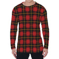 Clan Macqueen Tartan Pattern Print Men's Long Sleeve T-Shirt