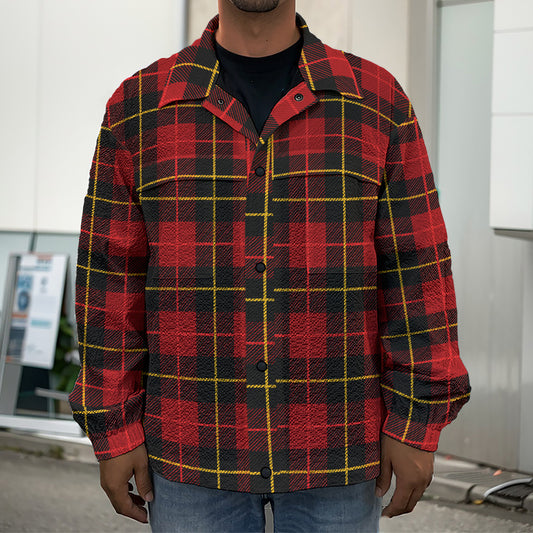 Clan Macqueen Tartan Pattern Print Men's Shirt Jacket