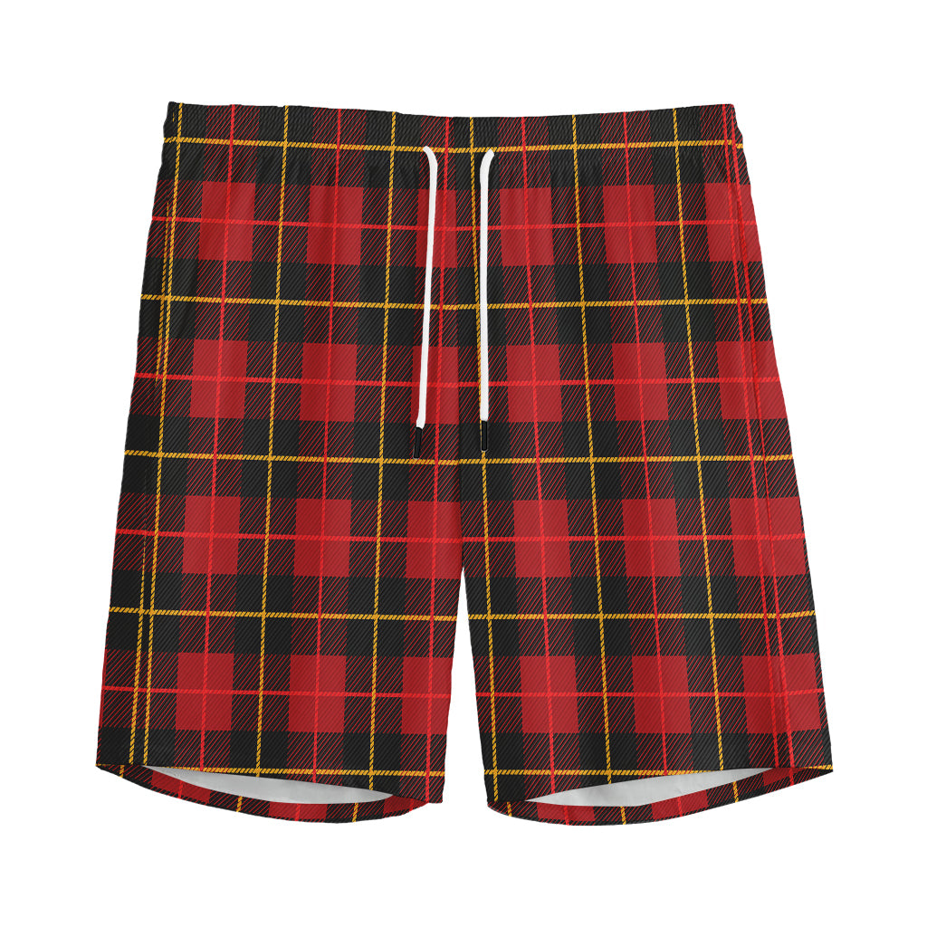 Clan Macqueen Tartan Pattern Print Men's Sports Shorts
