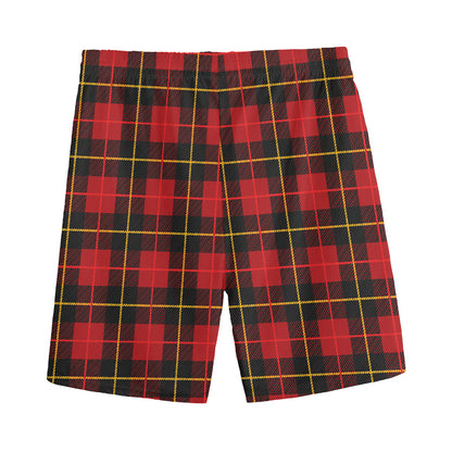 Clan Macqueen Tartan Pattern Print Men's Sports Shorts
