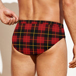 Clan Macqueen Tartan Pattern Print Men's Swim Briefs
