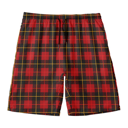 Clan Macqueen Tartan Pattern Print Men's Swim Trunks