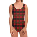 Clan Macqueen Tartan Pattern Print One Piece Swimsuit