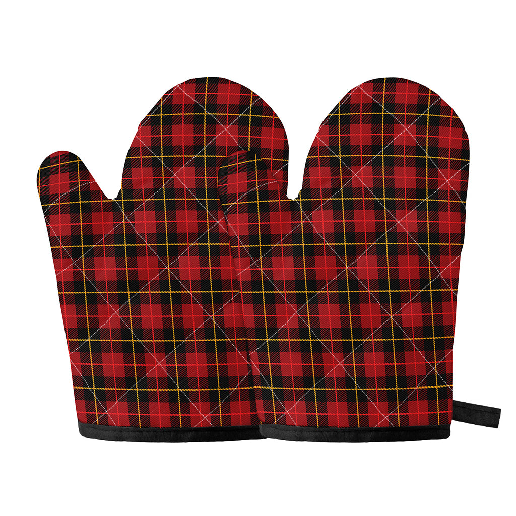Clan Macqueen Tartan Pattern Print Oven Mitts