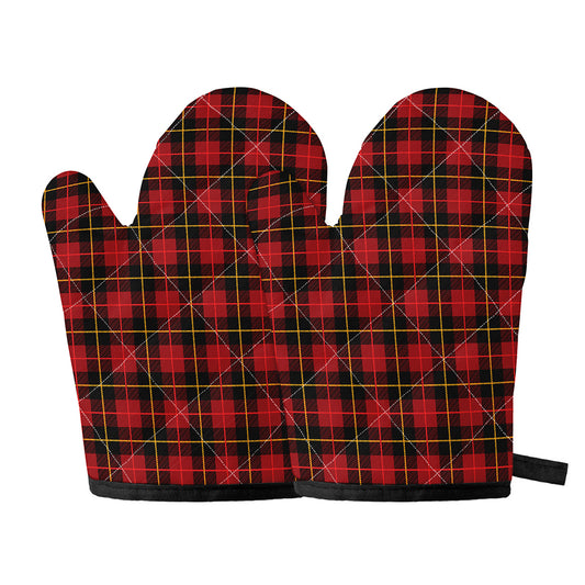 Clan Macqueen Tartan Pattern Print Oven Mitts