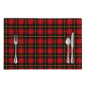Clan Macqueen Tartan Pattern Print Placemat