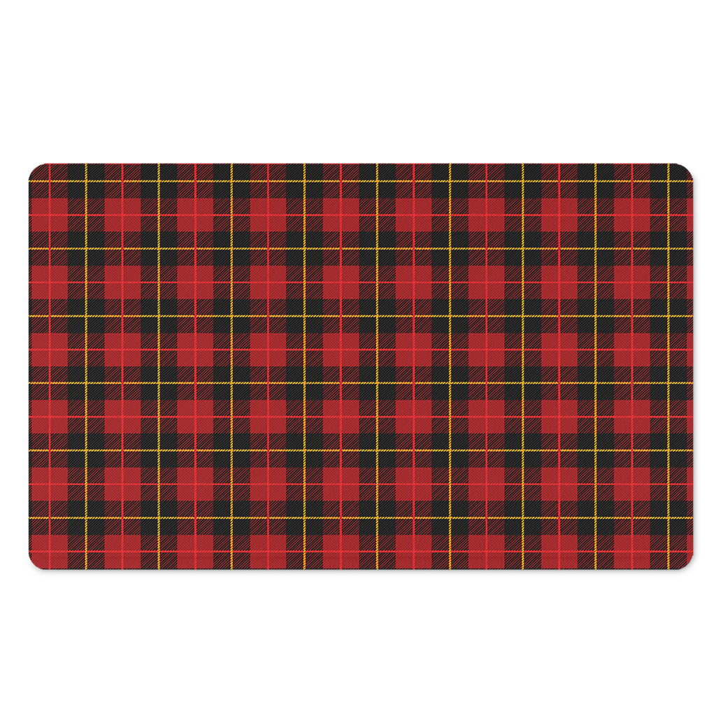 Clan Macqueen Tartan Pattern Print Polyester Doormat