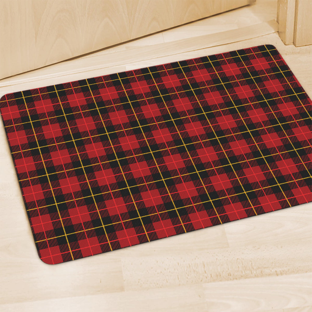 Clan Macqueen Tartan Pattern Print Polyester Doormat