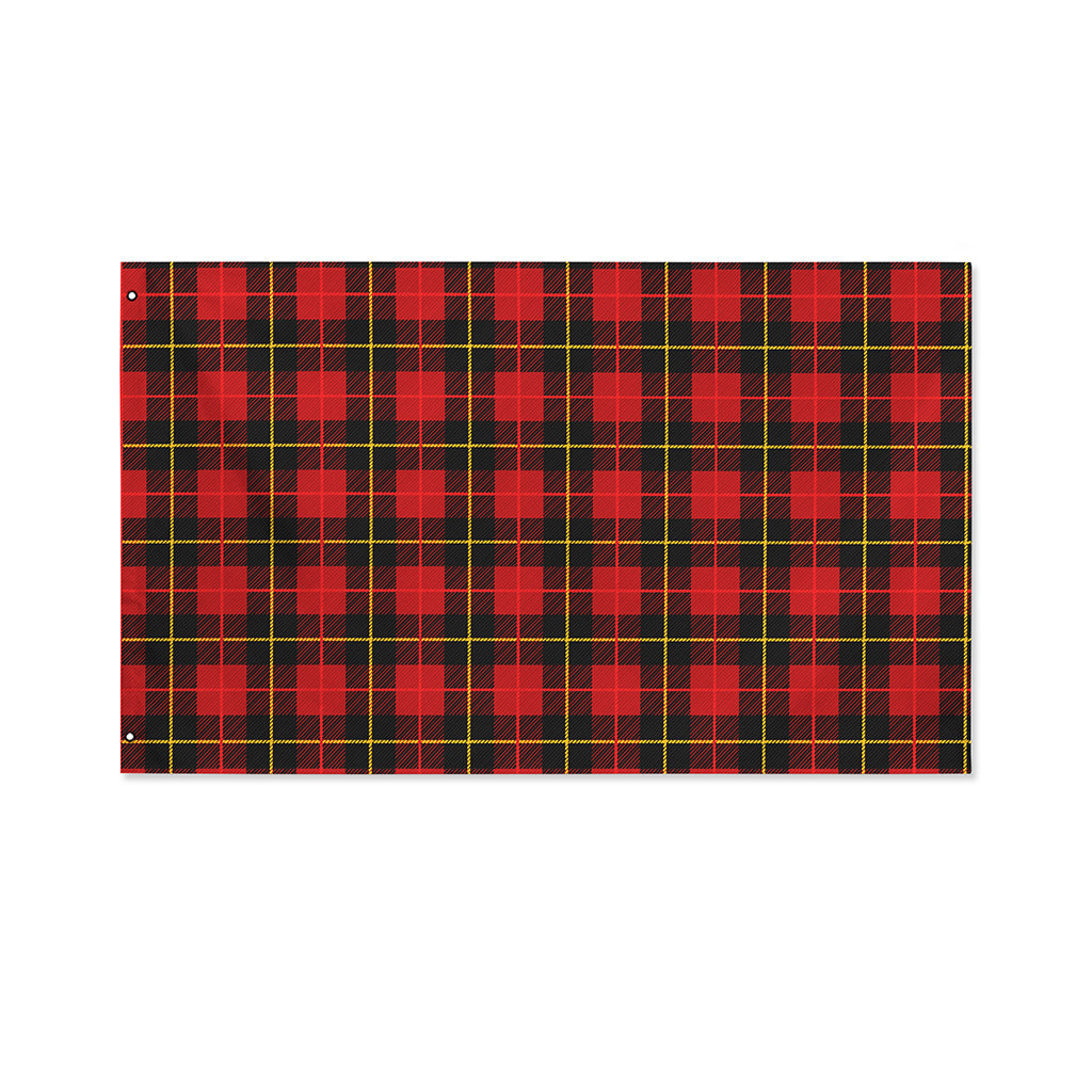 Clan Macqueen Tartan Pattern Print Polyester Flag