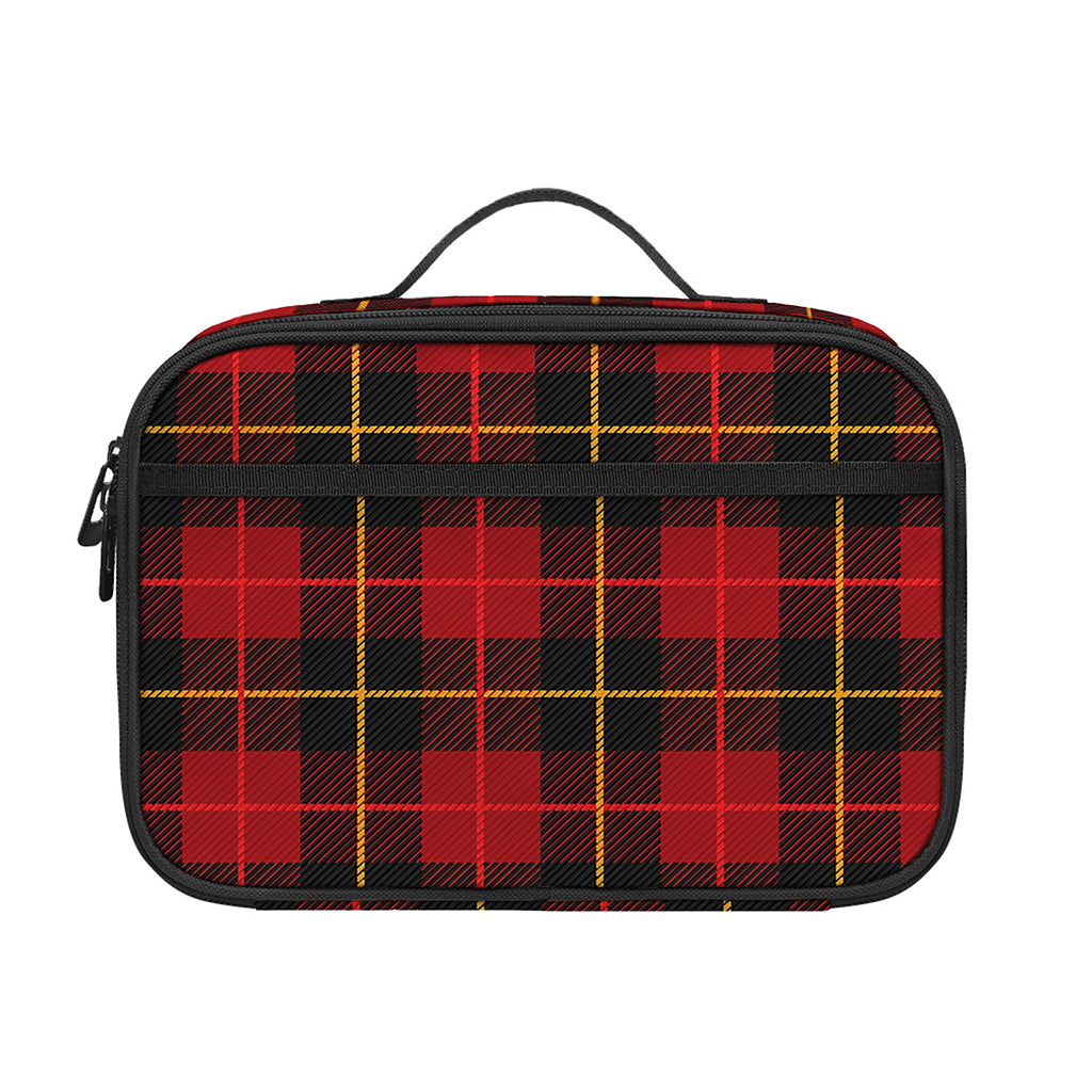 Clan Macqueen Tartan Pattern Print Portable Lunch Bag