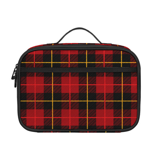Clan Macqueen Tartan Pattern Print Portable Lunch Bag