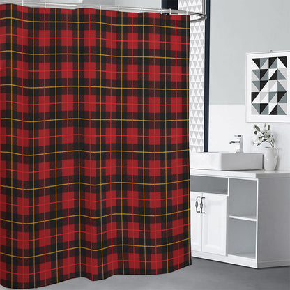 Clan Macqueen Tartan Pattern Print Premium Shower Curtain