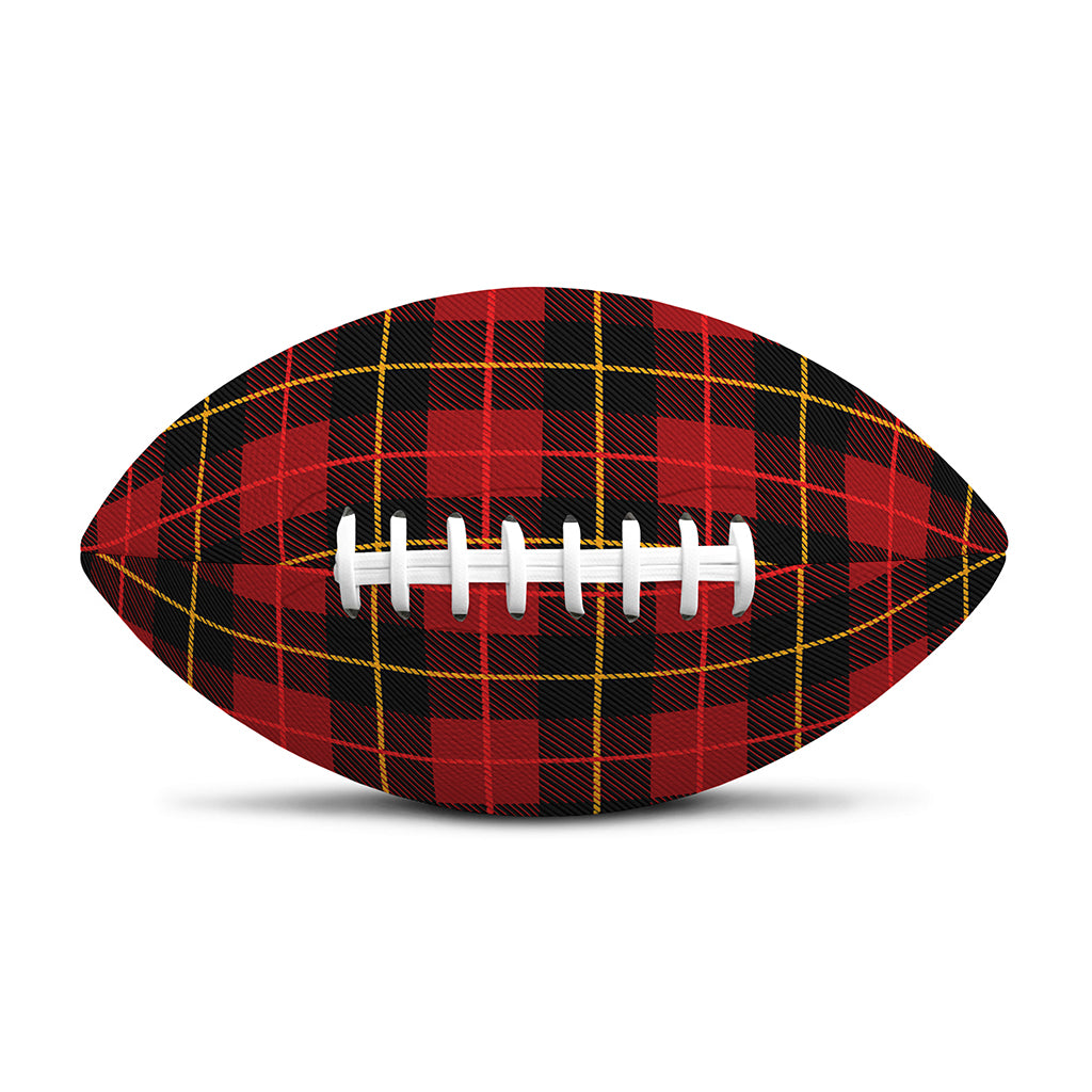 Clan Macqueen Tartan Pattern Print Rugby Ball