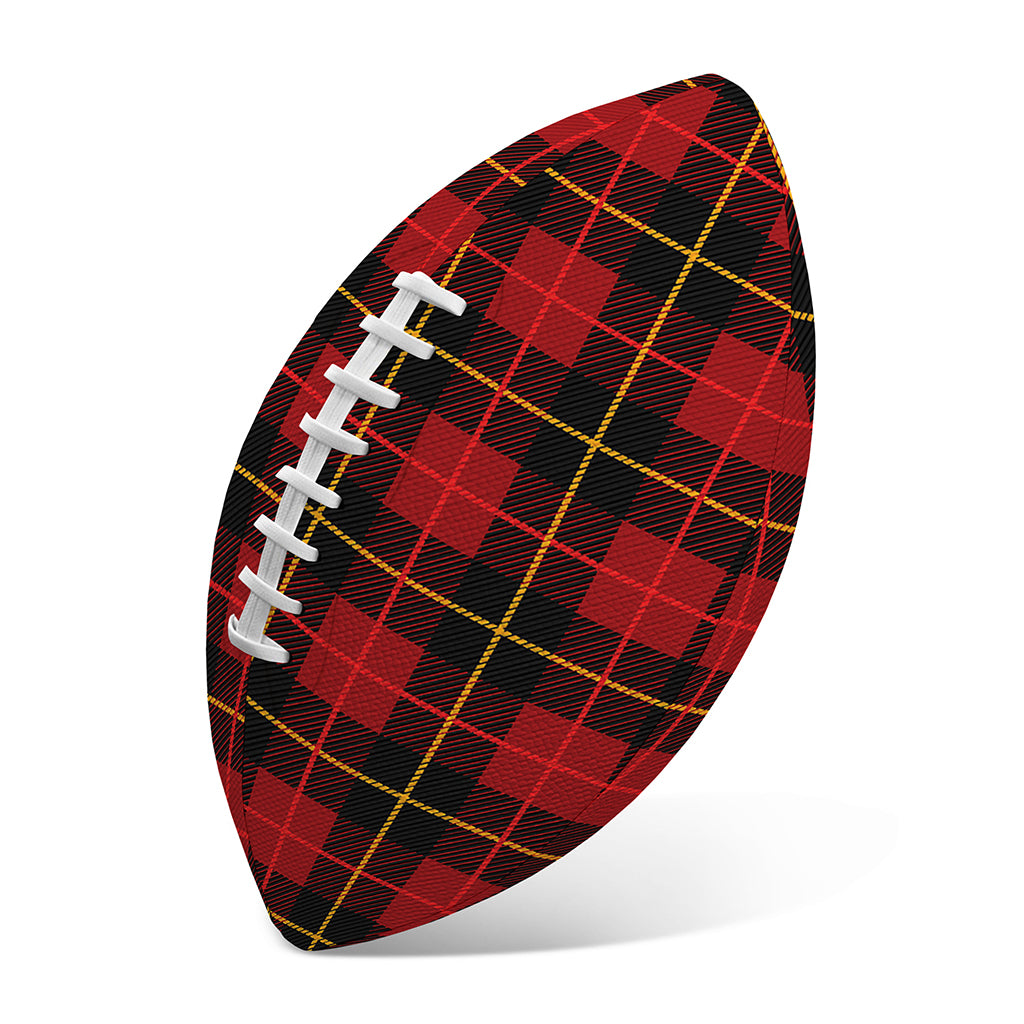 Clan Macqueen Tartan Pattern Print Rugby Ball