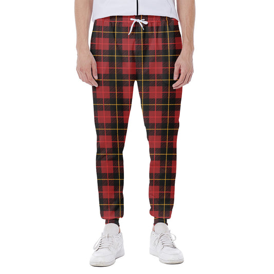 Clan Macqueen Tartan Pattern Print Scuba Joggers