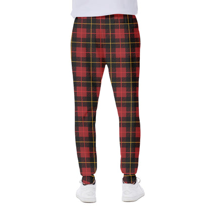 Clan Macqueen Tartan Pattern Print Scuba Joggers