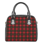Clan Macqueen Tartan Pattern Print Shoulder Handbag