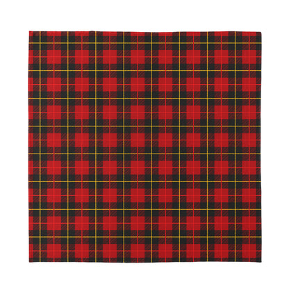 Clan Macqueen Tartan Pattern Print Silk Bandana
