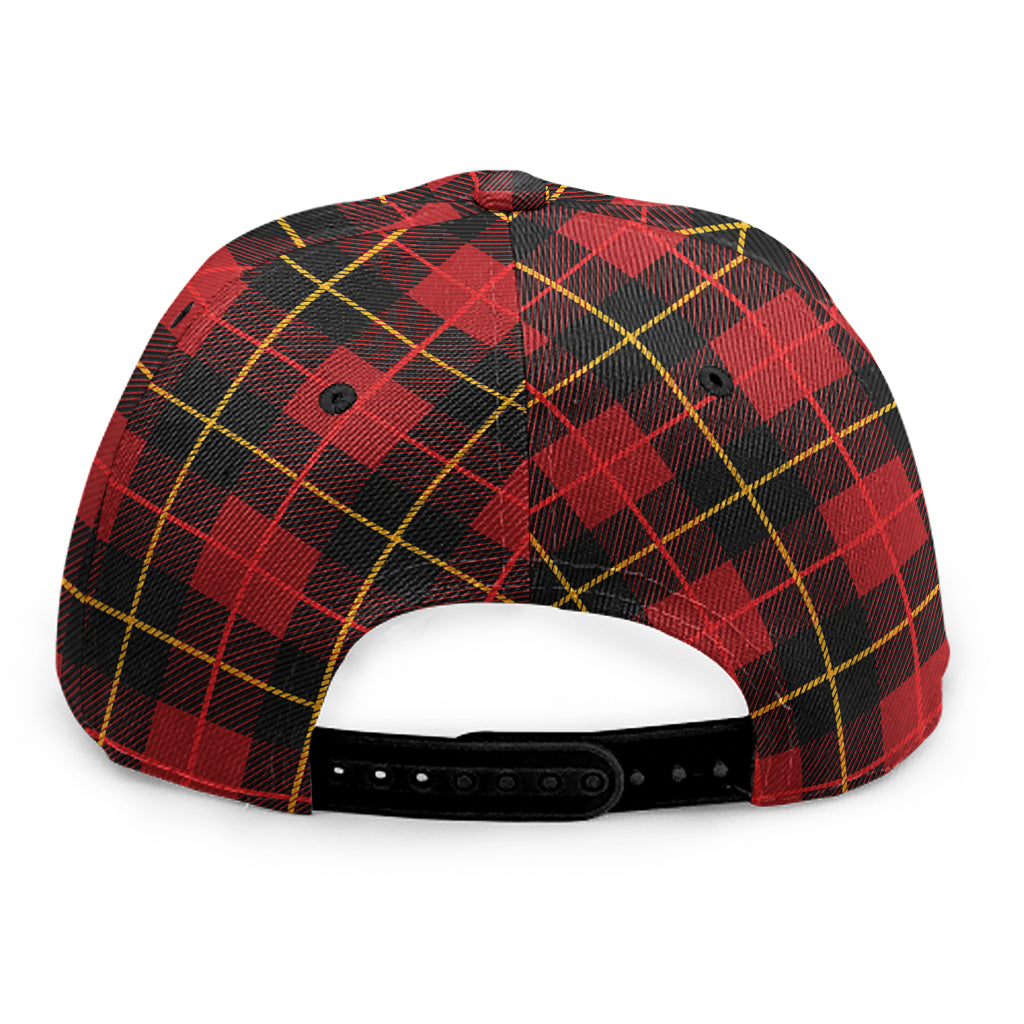 Clan Macqueen Tartan Pattern Print Snapback Cap