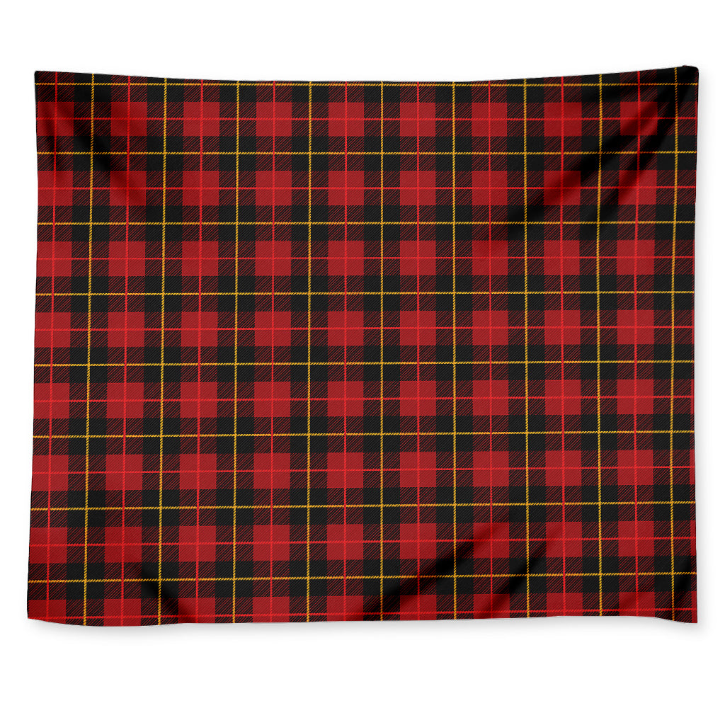 Clan Macqueen Tartan Pattern Print Tapestry