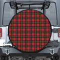 Clan Macqueen Tartan Pattern Print Tire Cover