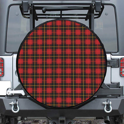 Clan Macqueen Tartan Pattern Print Tire Cover