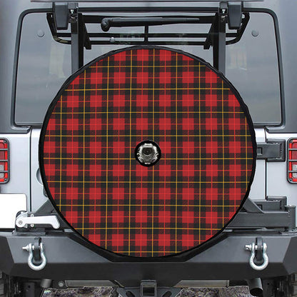 Clan Macqueen Tartan Pattern Print Tire Cover With Camera Hole