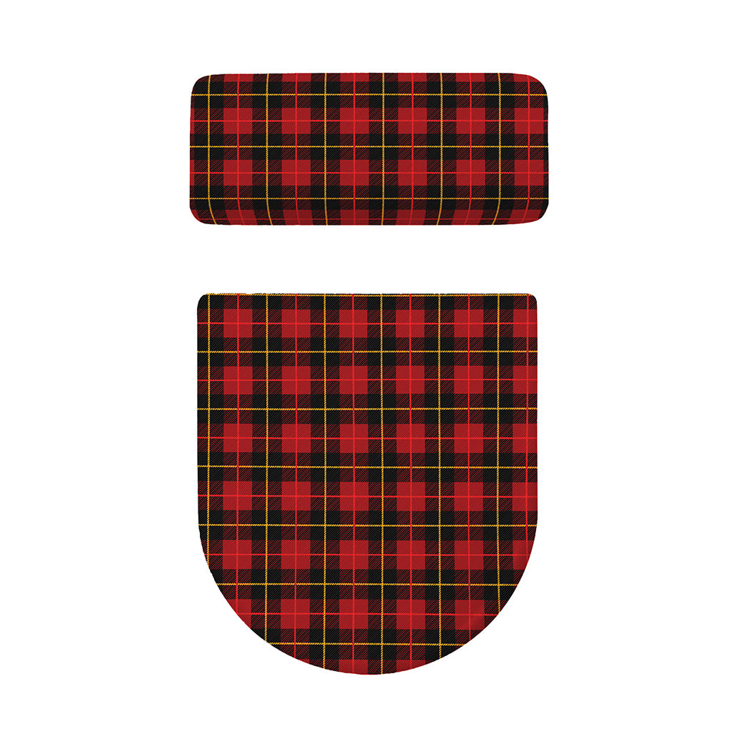 Clan Macqueen Tartan Pattern Print Toilet Lid And Tank Cover Set