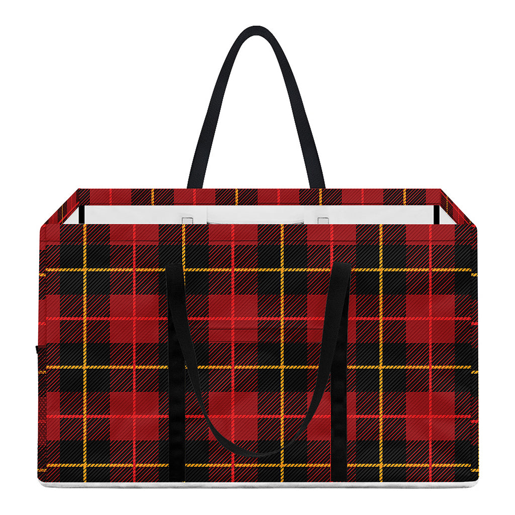 Clan Macqueen Tartan Pattern Print Utility Tote Bag
