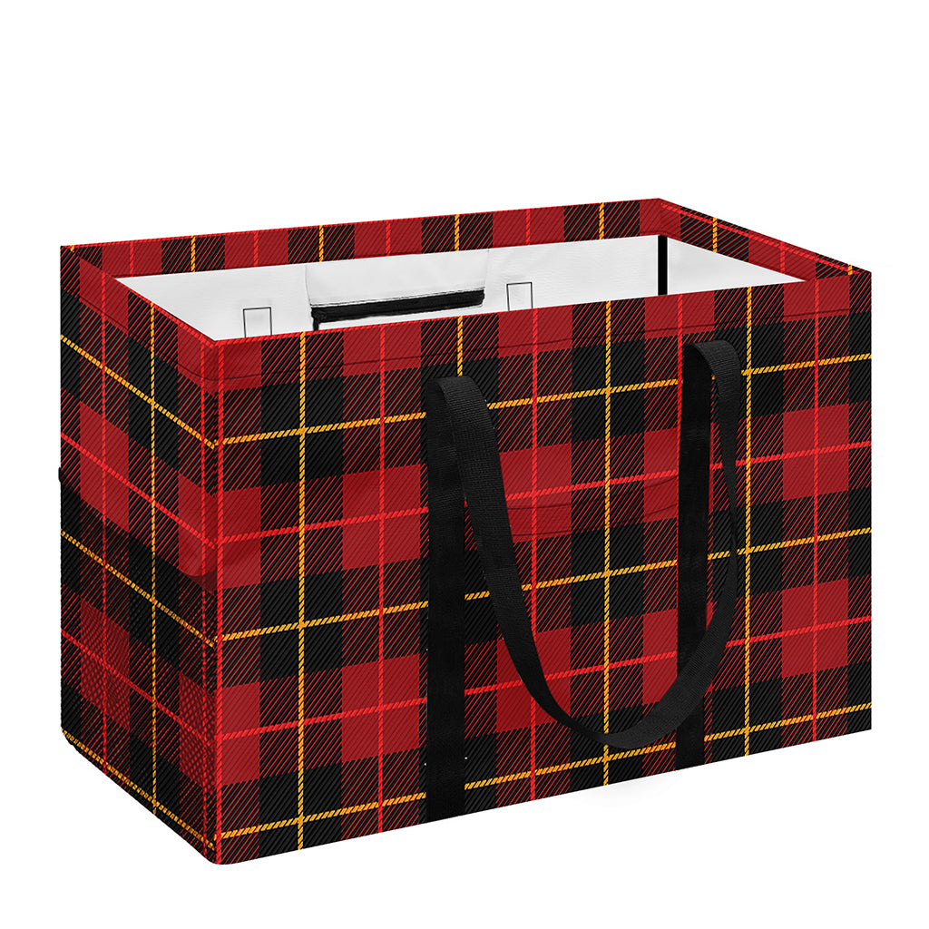 Clan Macqueen Tartan Pattern Print Utility Tote Bag