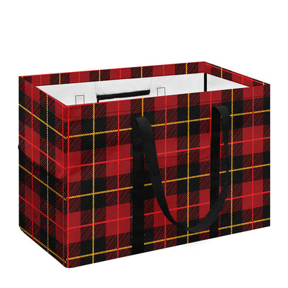 Clan Macqueen Tartan Pattern Print Utility Tote Bag