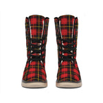 Clan Macqueen Tartan Pattern Print Winter Boots