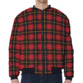 Clan Macqueen Tartan Pattern Print Zip Sleeve Bomber Jacket