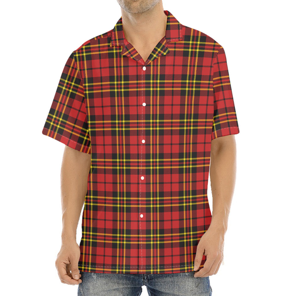 Clan Wallace Scottish Tartan Print Aloha Shirt