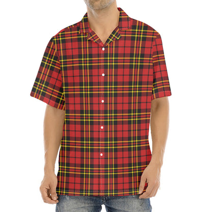 Clan Wallace Scottish Tartan Print Aloha Shirt