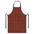 Clan Wallace Scottish Tartan Print Bib Apron With Pocket