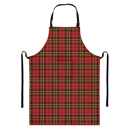 Clan Wallace Scottish Tartan Print Bib Apron With Pocket