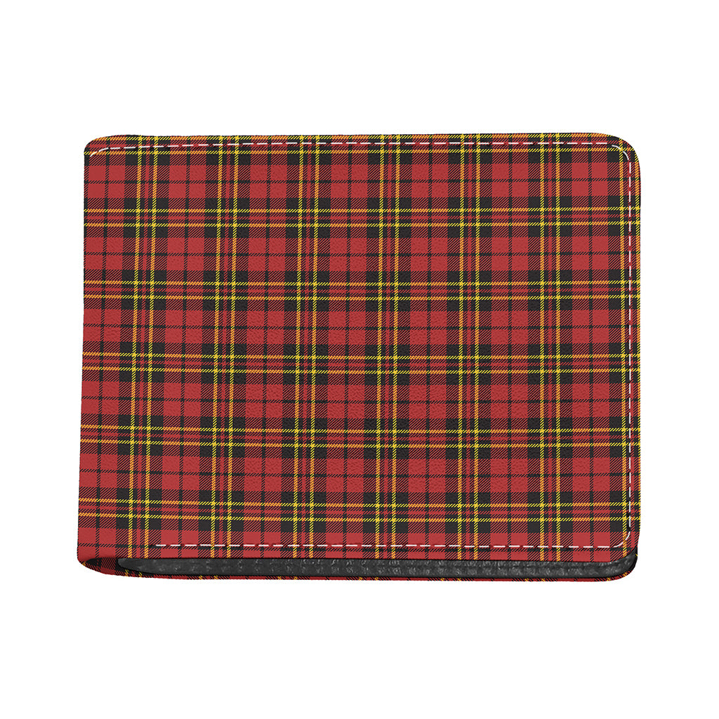 Clan Wallace Scottish Tartan Print Bifold Wallet