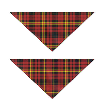 Clan Wallace Scottish Tartan Print Dog Bandana