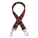 Clan Wallace Scottish Tartan Print Dog Seat Belt