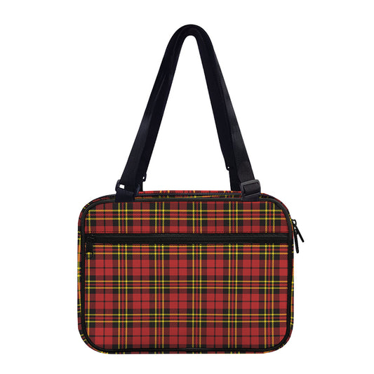 Clan Wallace Scottish Tartan Print Double Strap Bible Bag