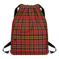 Clan Wallace Scottish Tartan Print Drawstring Backpack
