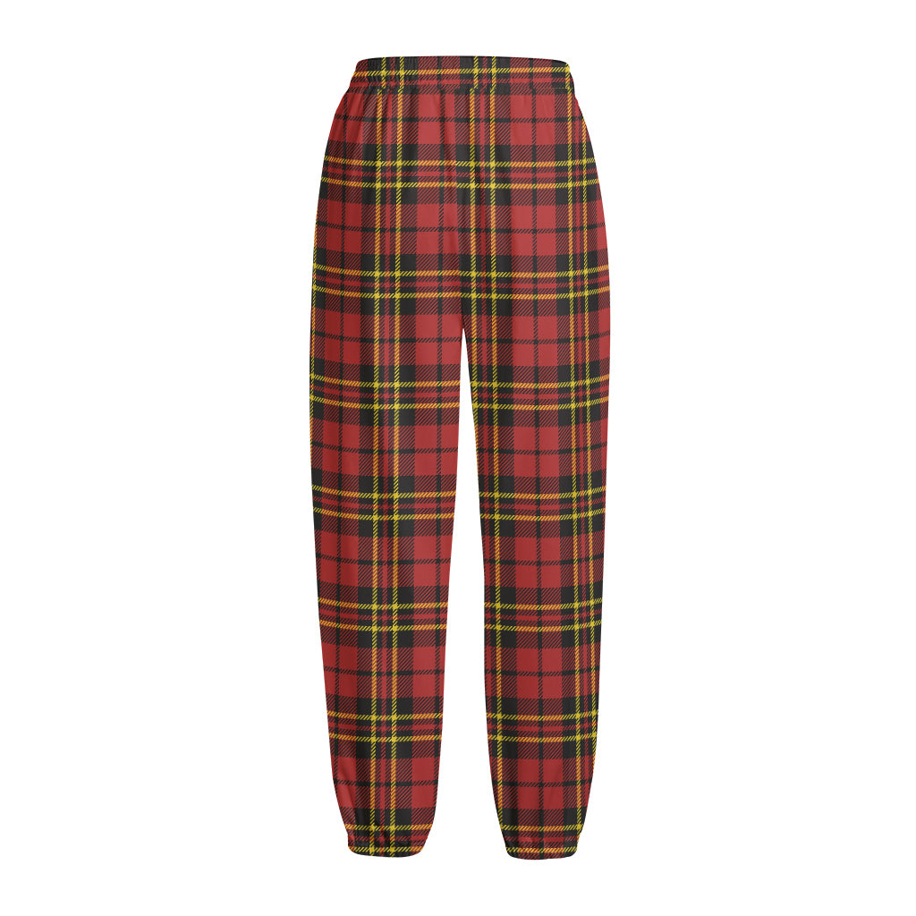 Clan Wallace Scottish Tartan Print Fleece Lined Knit Pants