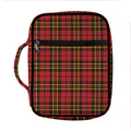 Clan Wallace Scottish Tartan Print Front Pocket Bible Bag